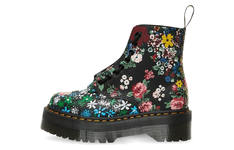 Dr. Martens Sinclair Jungle Mash Pascal Mid Top Martin Boots Multicolor Women's