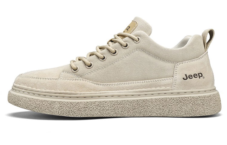 Jeep Abrasion-Resistant Low-Top Skateboard Shoes Men's Sand