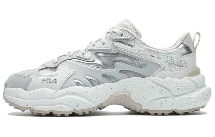 FILA Fern Sneakers Low Top Chunky Sneakers Women's Gray White
