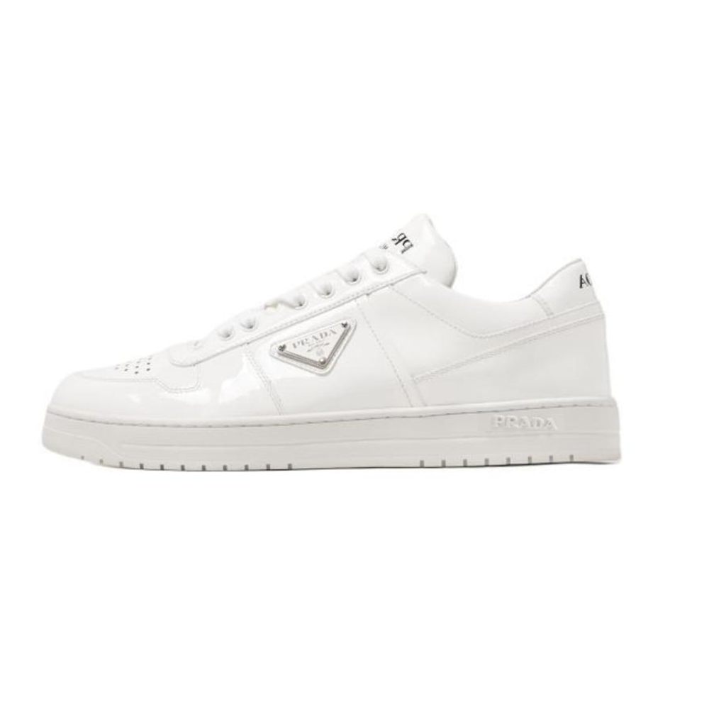 PRADA Downtown Leather Sneakers