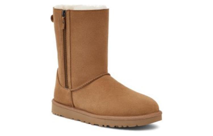 UGG Classic Short Zip 'Light Brown' Women's купить в интернет-магазине Yoocart с быстрой доставкой по России.