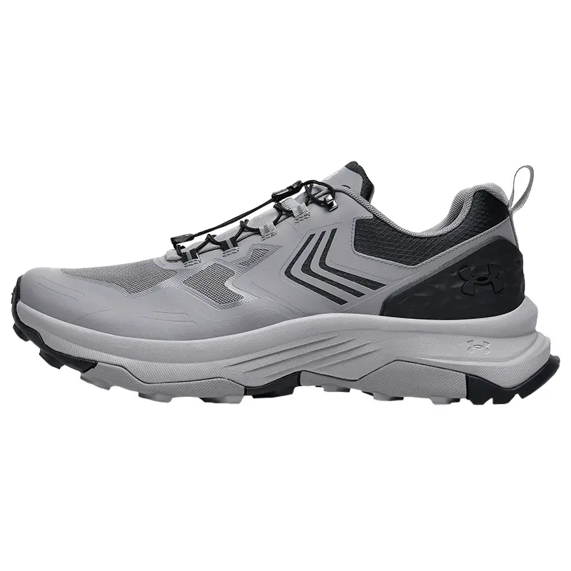 Under Armour Abrasion Resistant Support Low Top Trail Running Shoes Men's Gray