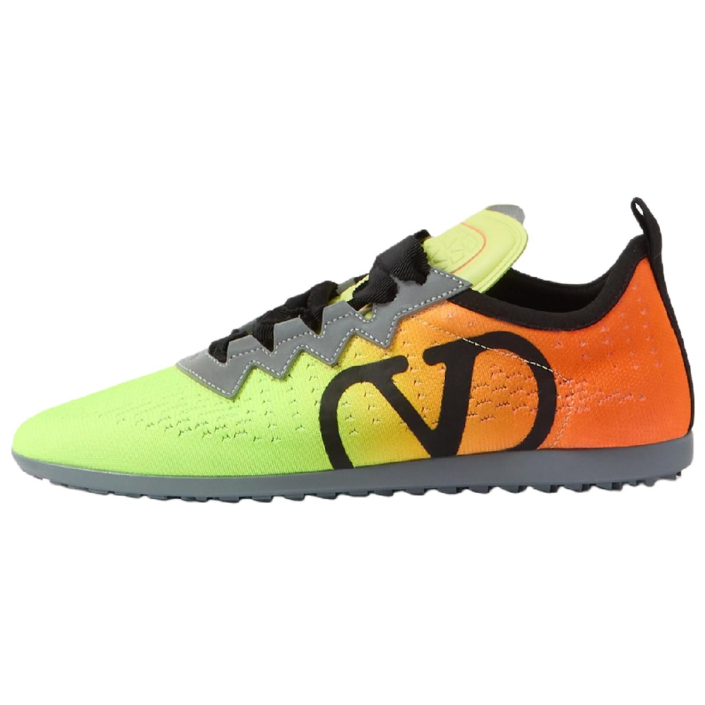 Valentino Chromathon Low Top Casual Shoes Women's Neon Yellow