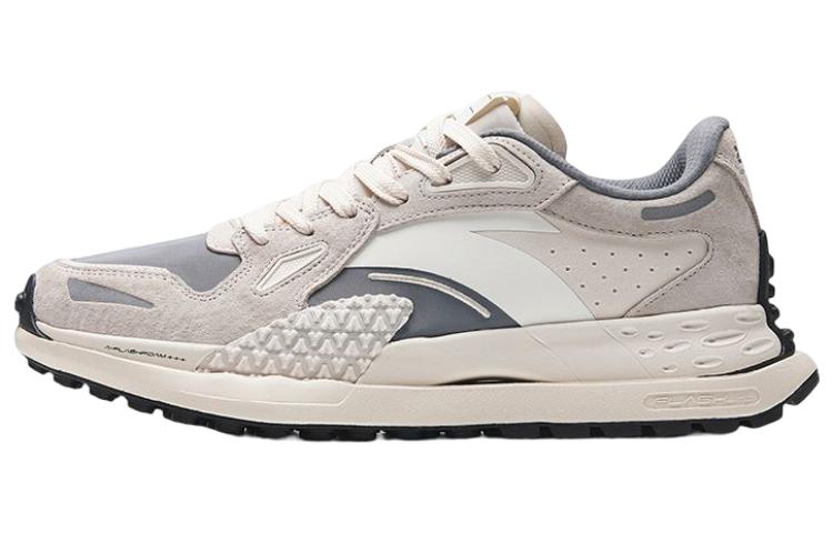 Anta Star 202 Anti-Slip Wear-Resistant Low-Top Sports Casual Shoes Men's White Gray