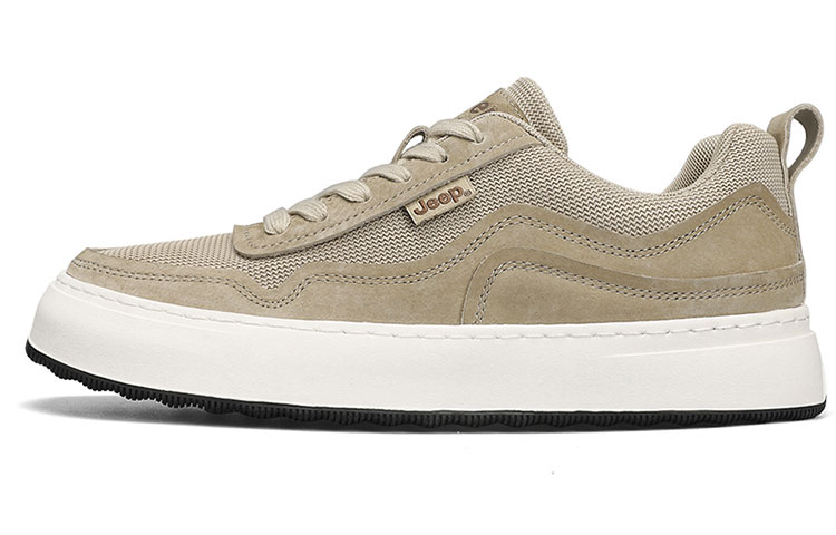 Jeep Low Top Skateboard Shoes Men's Sand