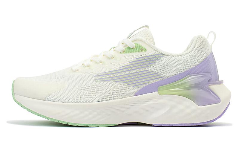 361° E Toughness 2.0 Cushioned Slip Resistant Abrasion Resistant Low Top Running Shoes Women's White Purple Green