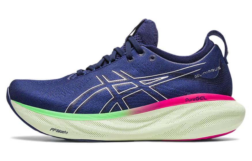 ASICS Gel Nimbus 25 Indigo Blue Pure Silver Women's