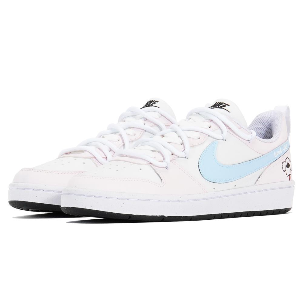 Nike Court Borough Joy Lemon Anti-Slip Wear-Resistant Low-Top Skateboard Shoes GS White Blue Pink купить в интернет-магазине Yoocart с быстрой доставкой по России.