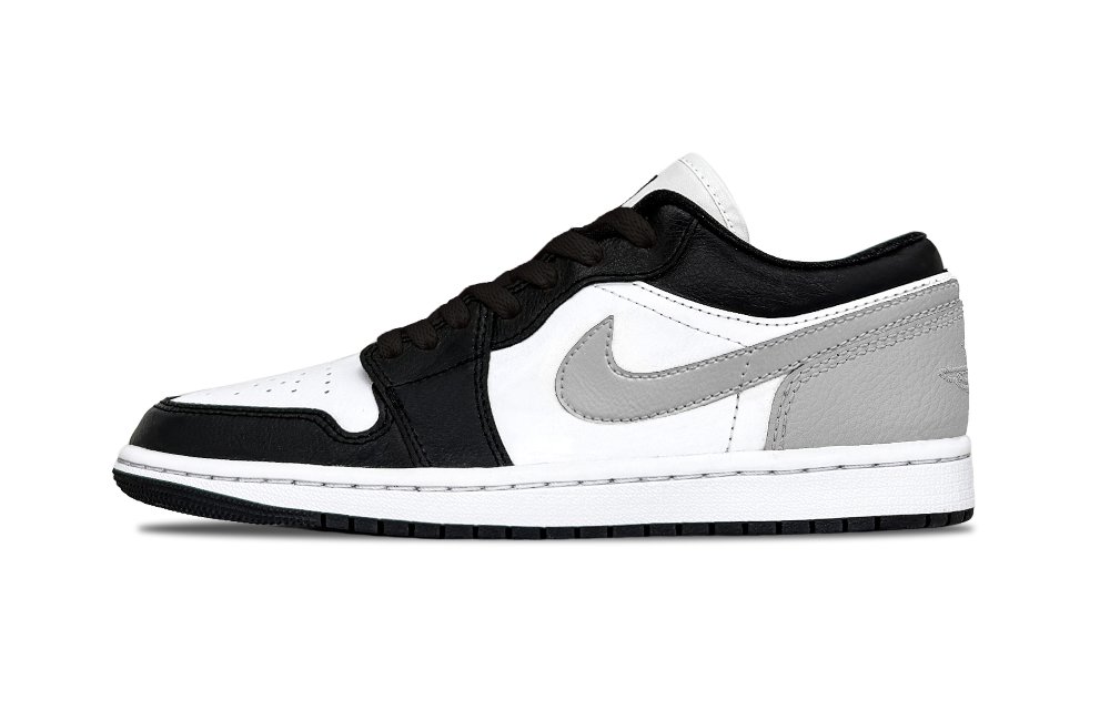 Jordan Air Jordan 1 Camel Starlight Abrasion Resistant Low Top Vintage Basketball Shoes Unisex Black Gray