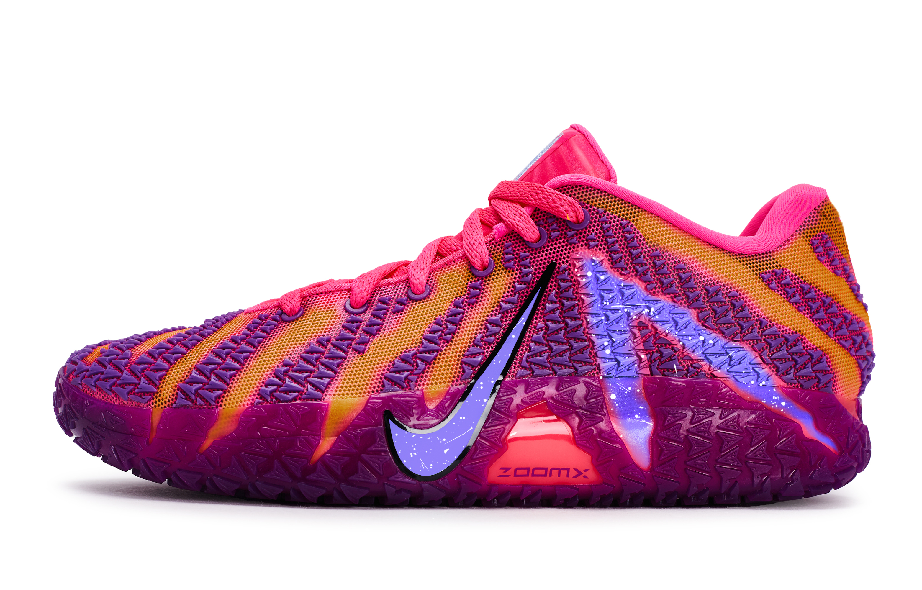 Nike Ja Morant 3 Basketball Shoes Men's Low top Pink/Purple/Orange