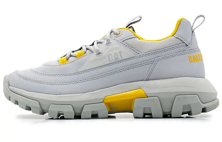 CAT Raider Lace Collection Repowered Slip Resistant Abrasion Resistant Low top Sports Casual Shoes Unisex Bright Gray