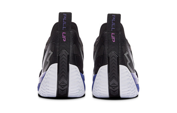 361° Chan 3 MOD Cushioning Anti-Slip And Wear-Resistant Mid-Top Performance Basketball Shoes Men's Black Purple
