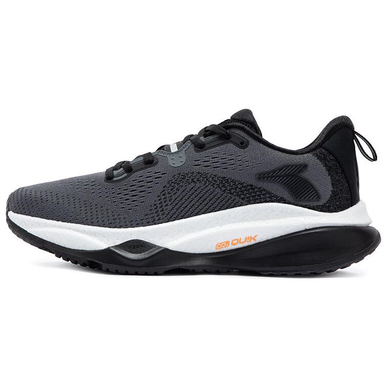361° Red Flame 4 Running Shoes Men Low-Top Smoke Gray/Obsidian Black