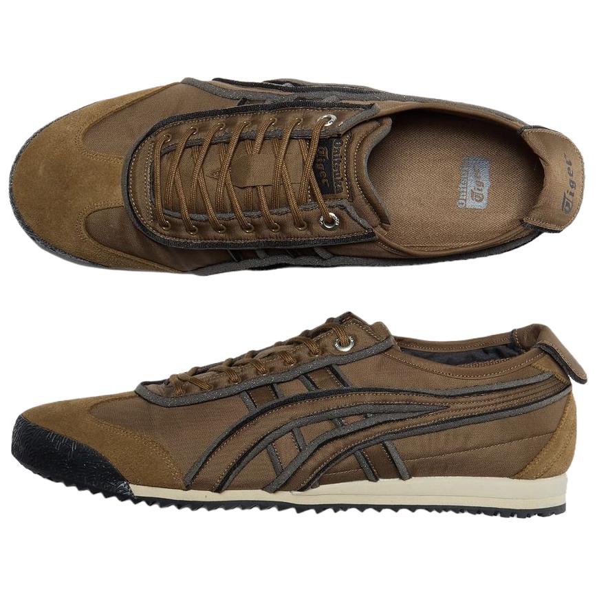 Onitsuka Tiger MEXICO 66 Rubber Running Shoes Unisex Brown купить в интернет-магазине Yoocart с быстрой доставкой по России.
