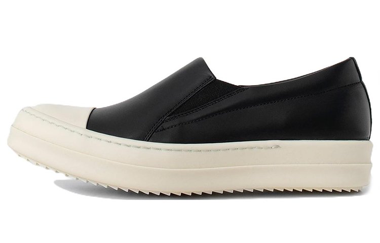 RICK OWENS/RO Fogachine Low Top Stylish Skateboarding Shoes Women's Black