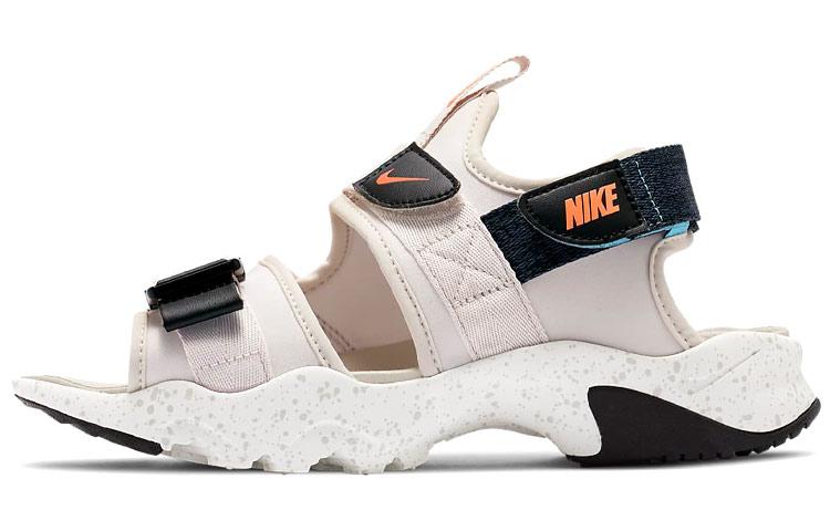 Nike Outdoor Open Toe Sports Sandals Beige 'Desert Sand Lagoon Pulse Black' Women's