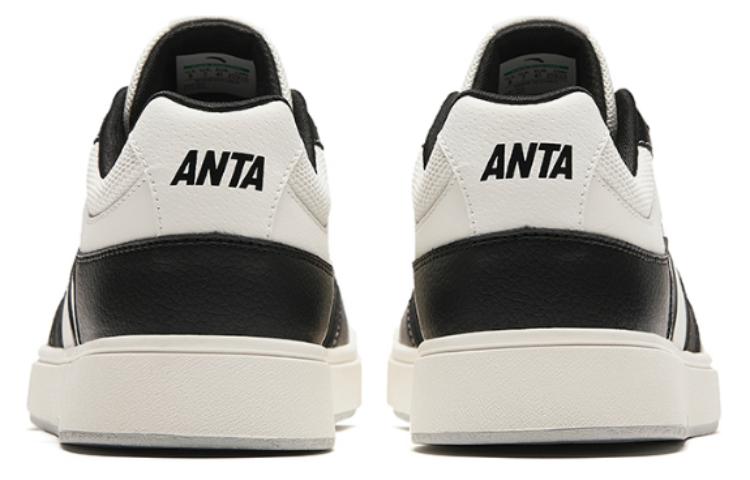 Anta Street Play GZ Durable Breathable Low-Top Skateboard Shoes Men's Black White купить в интернет-магазине Yoocart с быстрой доставкой по России.