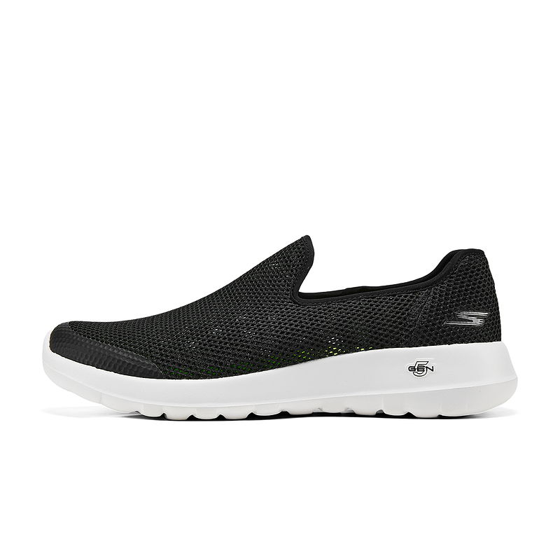 Skechers Breathable Lightweight Low-Top Casual Shoes Men's Black White