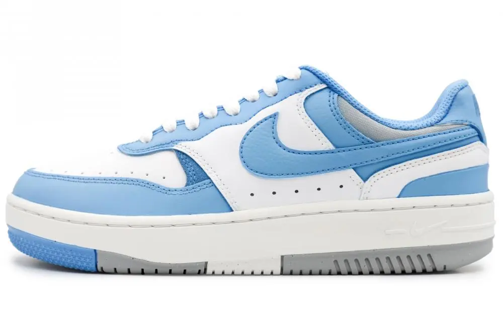 Nike Gamma Force Azure Stars Non-slip Lightweight Low-Top Skateboard Shoes Women's Carolina Blue
