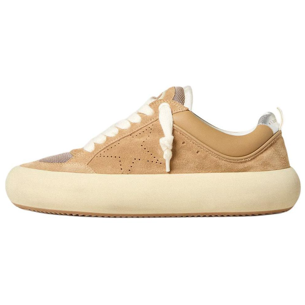Golden Goose Space-Star Low-Top Skateboard Shoes Men's Brown