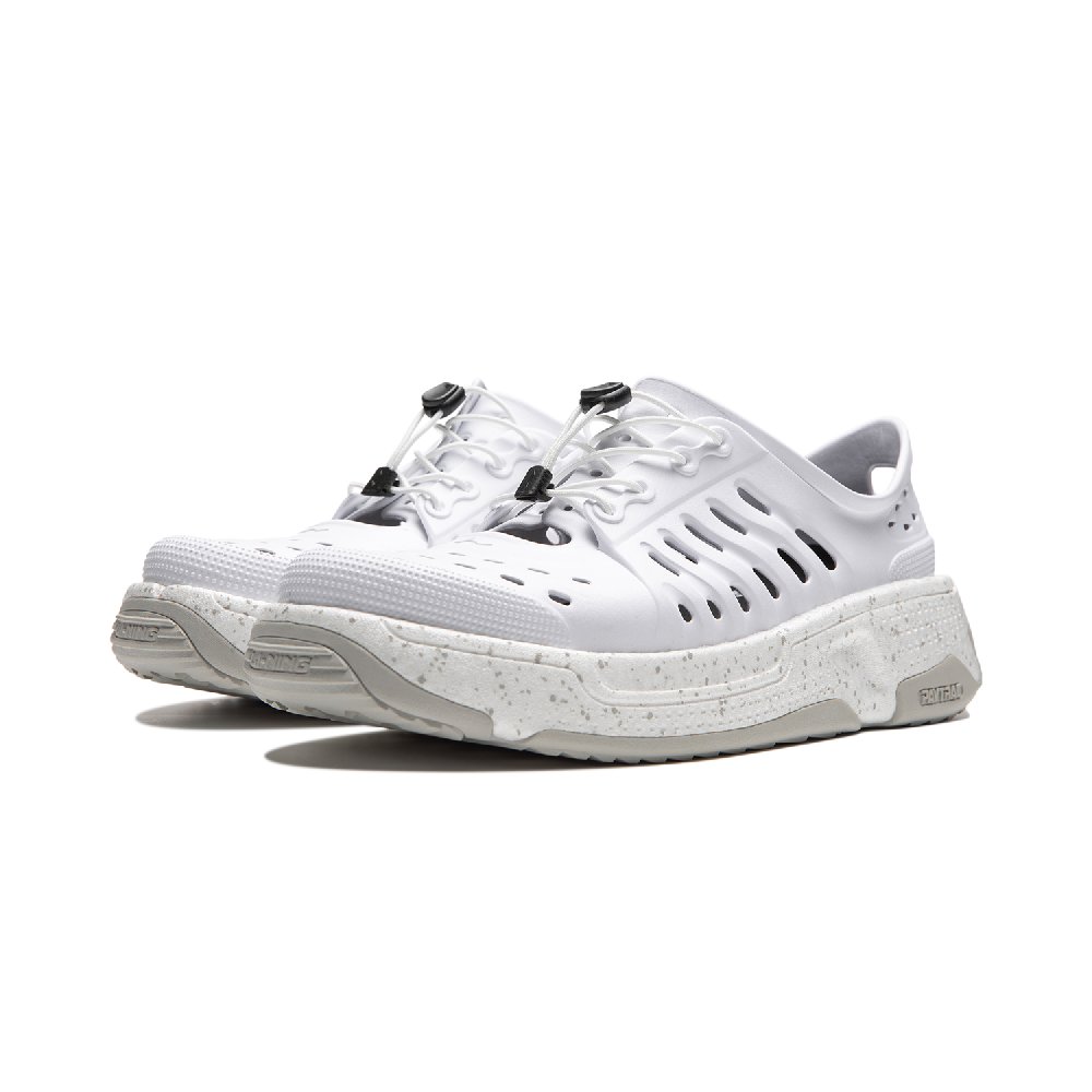 LiNing Pan Gu Trek Anti Slip Wear Resistant River Trekking Shoes Unisex Standard White