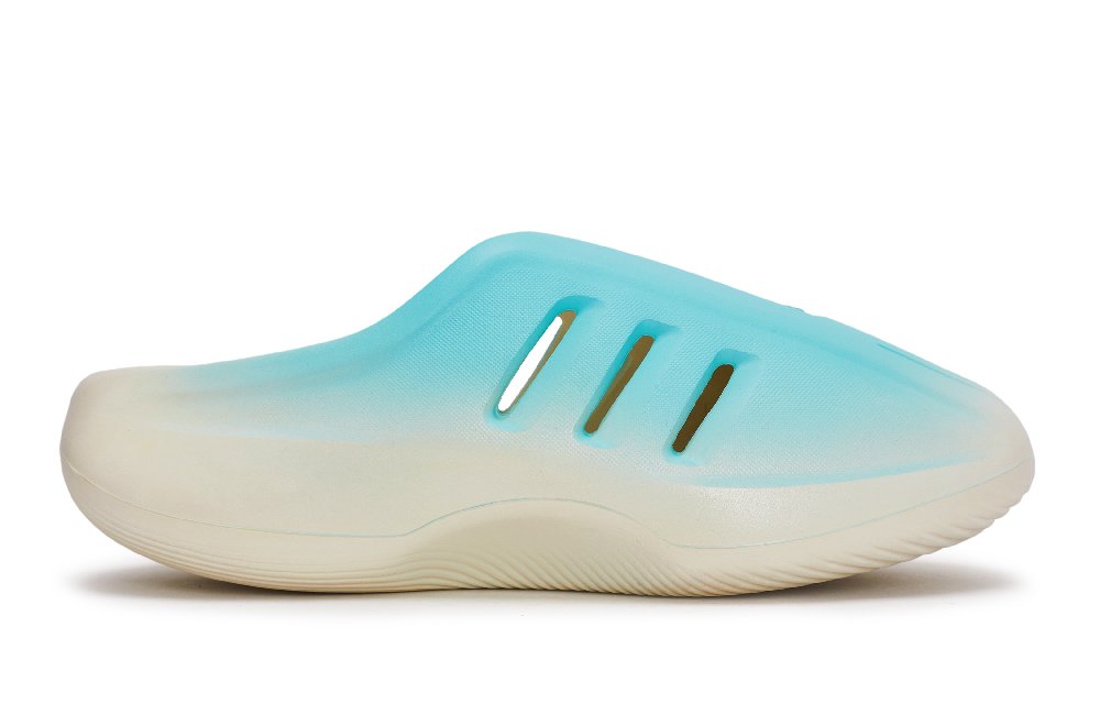 Adidas Originals AdiFOM IIInfinity Mules Quiet Abrasion Resistant Closed Toe Slippers Unisex White Blue