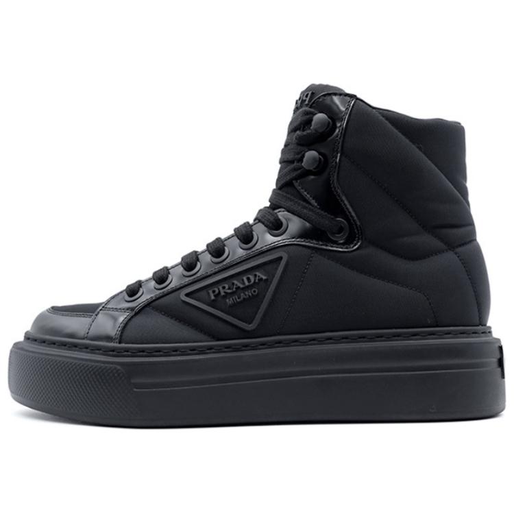 PRADA Casual Skateboard Shoes Men's Black
