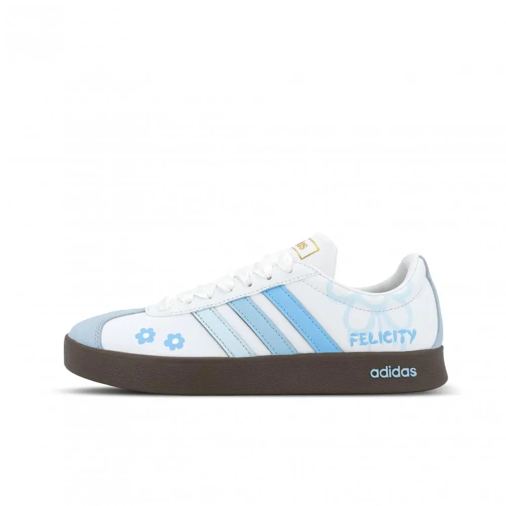 Adidas VL COURT 2.0 Gorilla Jester XJDD Klein's Love Low top German Army Trainers Unisex White Blue