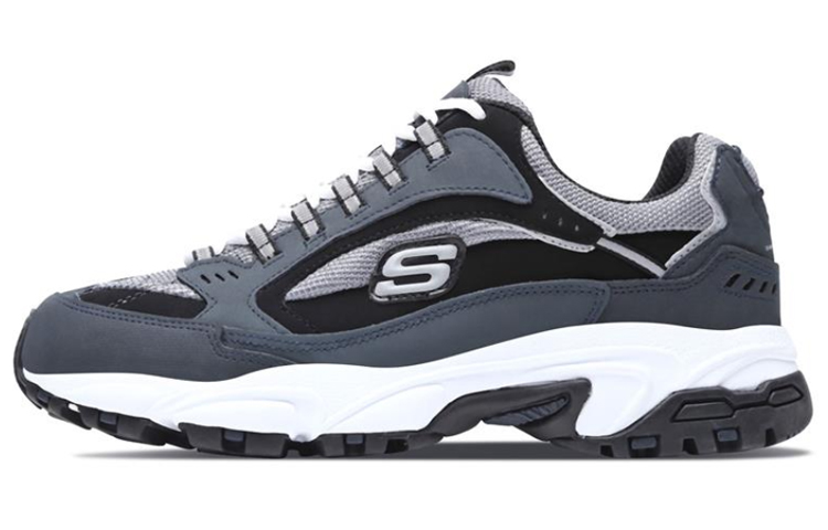 Skechers Stamina Low Top Chunky Sneakers Men's Black