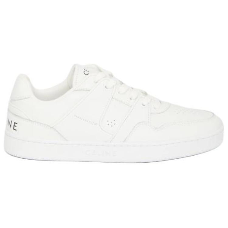 CELINE Low Top Skateboard Shoes Women's White