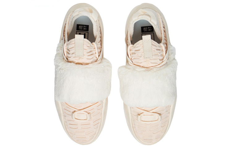 LiNing Cloud Travel Cushioned Anti-Slip And Wear-Resistant Lightweight Low-Top Sports Casual Shoes Women's Matte Ecru