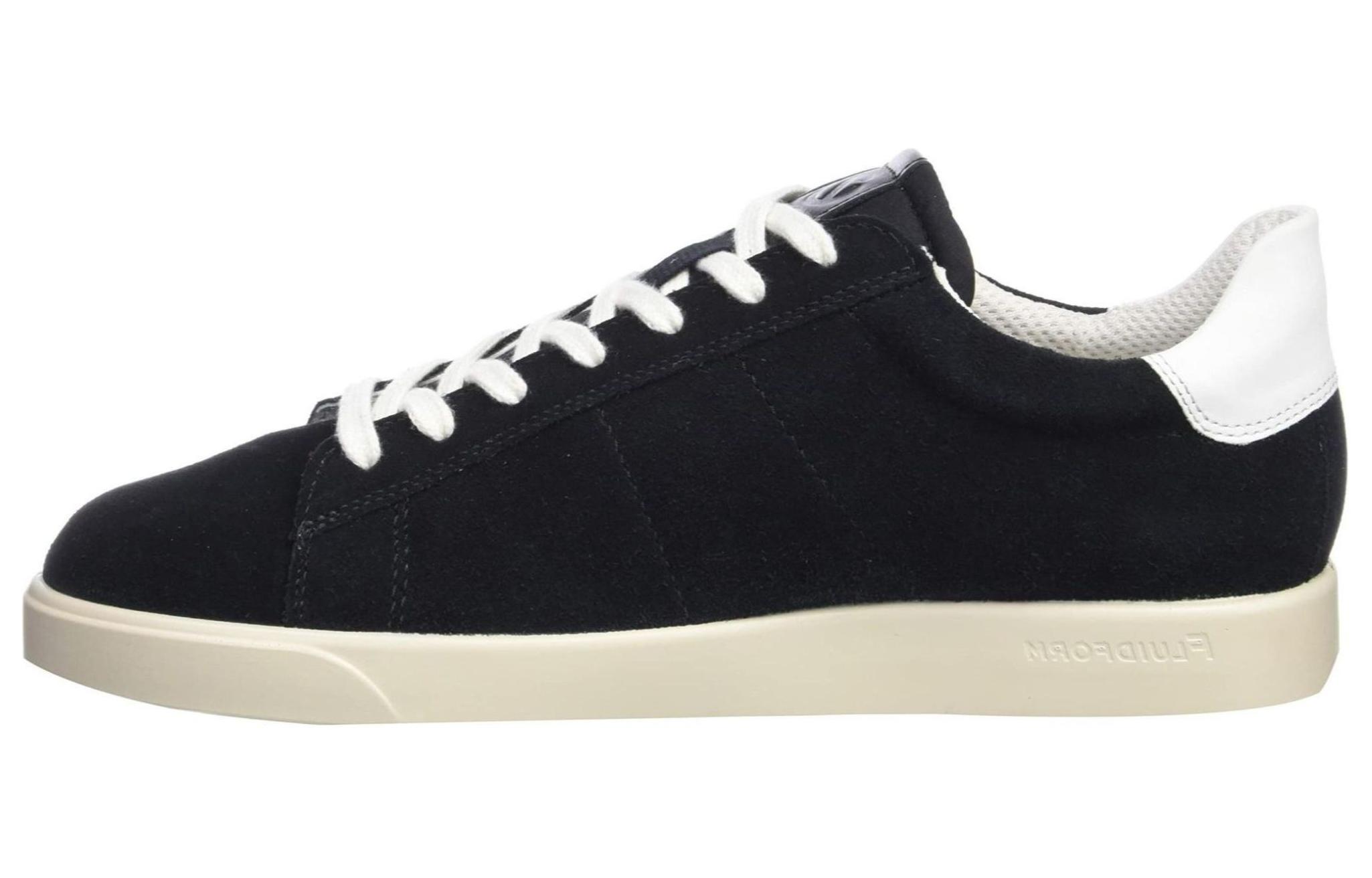 Ecco Low Top Skateboard Shoes Men's Black