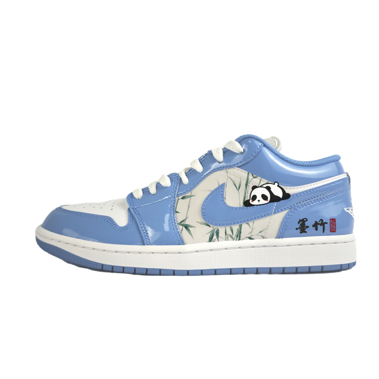 Jordan Air Jordan 1 Low 'Legend Blue' Anti-Slip Wear-Resistant Low-Top Vintage Basketball Shoes Unisex Blue