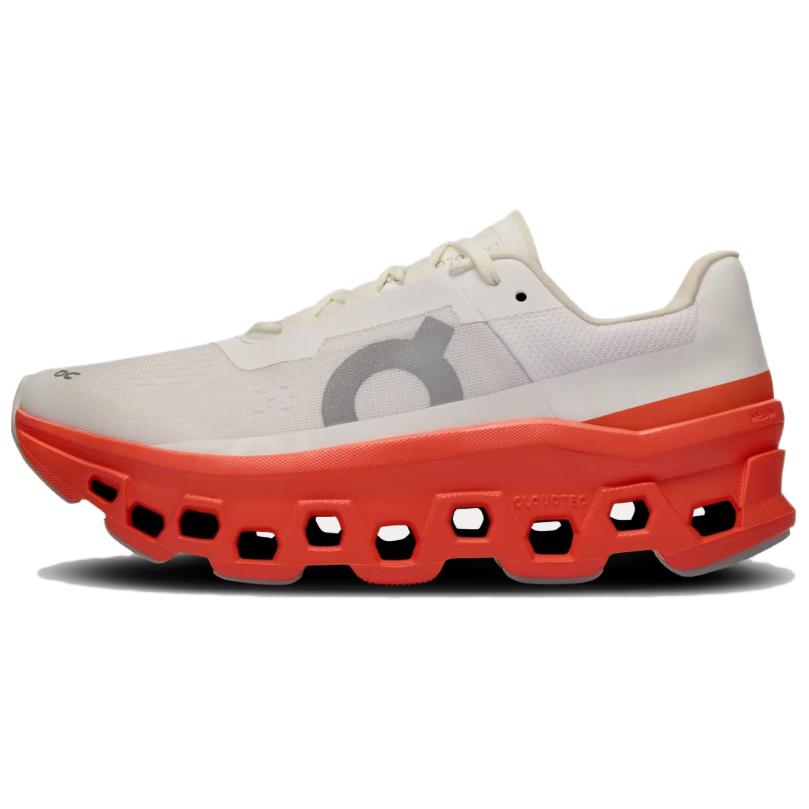 Women's Sneakers On Running CloudmOnster White/Flame