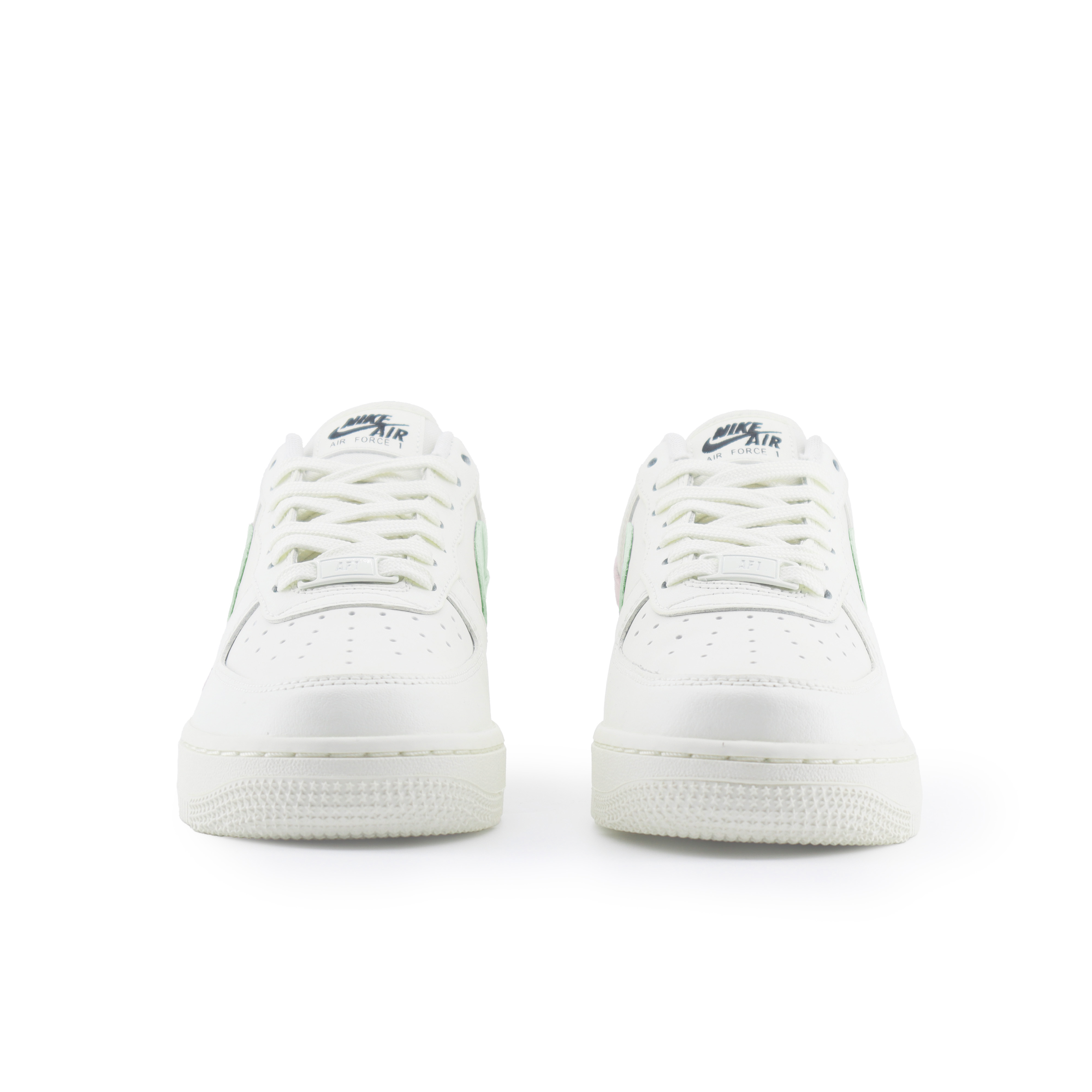 Nike Air Force 1 Anti Slip Wear Resistant Low Top Skateboard Shoes Women's White Green купить в интернет-магазине Yoocart с быстрой доставкой по России.