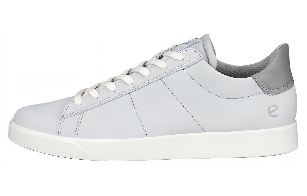 Ecco Low Top Skateboard Shoes Men's Gray