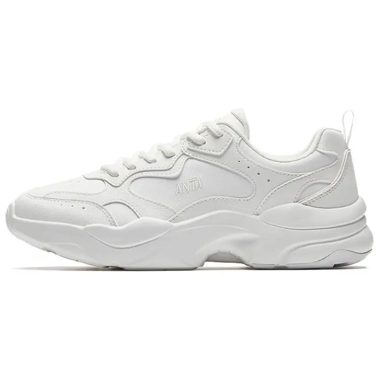 Anta Wear resistant And Waterproof Low top Casual Shoes Men's White