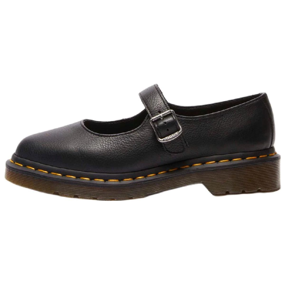 Dr. Martens Elphie Virginia Leather Mary Jane Shoes Black Women's