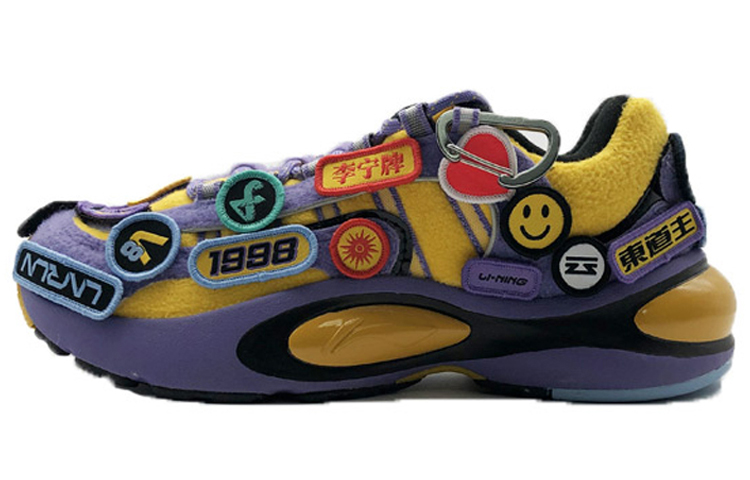 LiNing Running Shoes Men Low-Top Multicolor