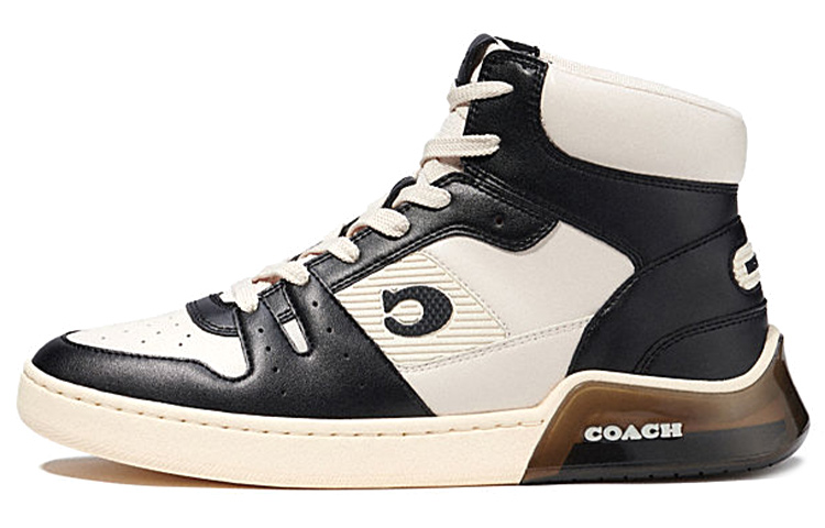 COACH CitySole Stylish Skateboarding Shoes Men's Black White