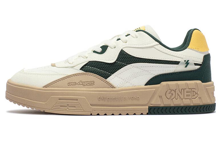 361° Xingyue 3 Durable Breathable Low-Top Skateboard Shoes Men's White Green