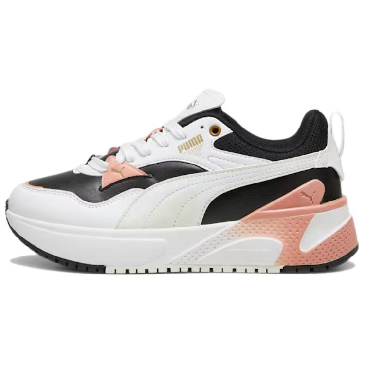 PUMA R78 Anti Slip Wear Resistant Low Top Casual Shoes Women's Black White Pink