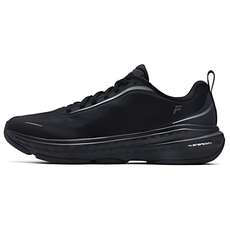 FILA ENERGY 2 Cushioning Wear-Resistant Low-Top Running Shoes Men's Black
