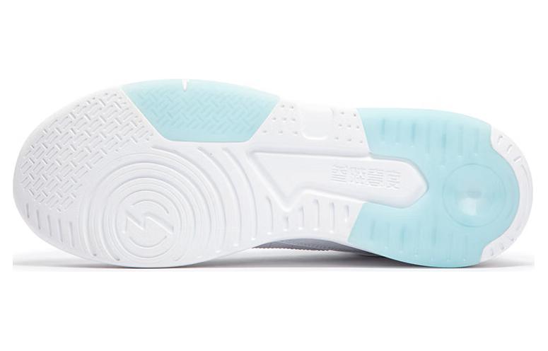 361° Slip Resistant Cushioning High Top Skateboard Shoes Men's White Blue