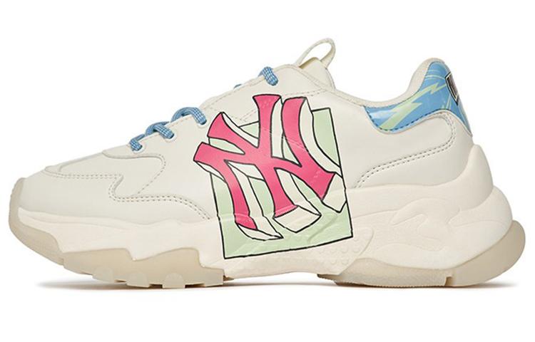 MLB Big Ball Chunky Chunky Sneakers Unisex Low-Top White/Blue Color