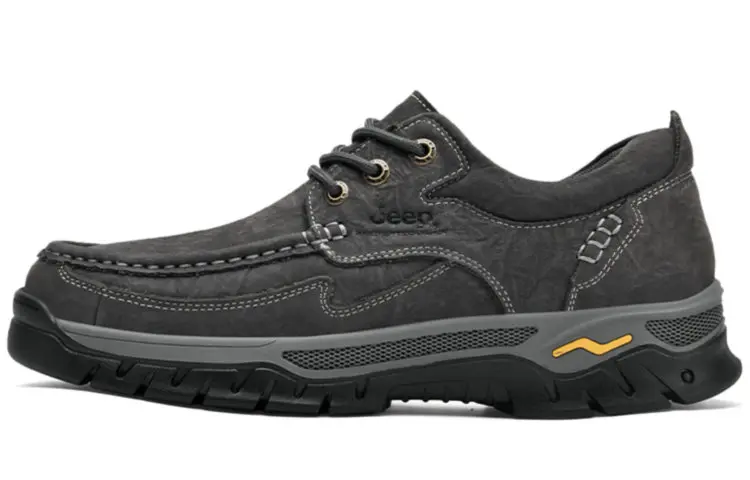 Jeep Low Top Outdoor Shoes Men's Gray