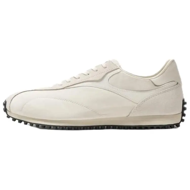 ZARA LIMITED EDITION Abrasion Resistant Low top Casual Shoes Men's Gray White