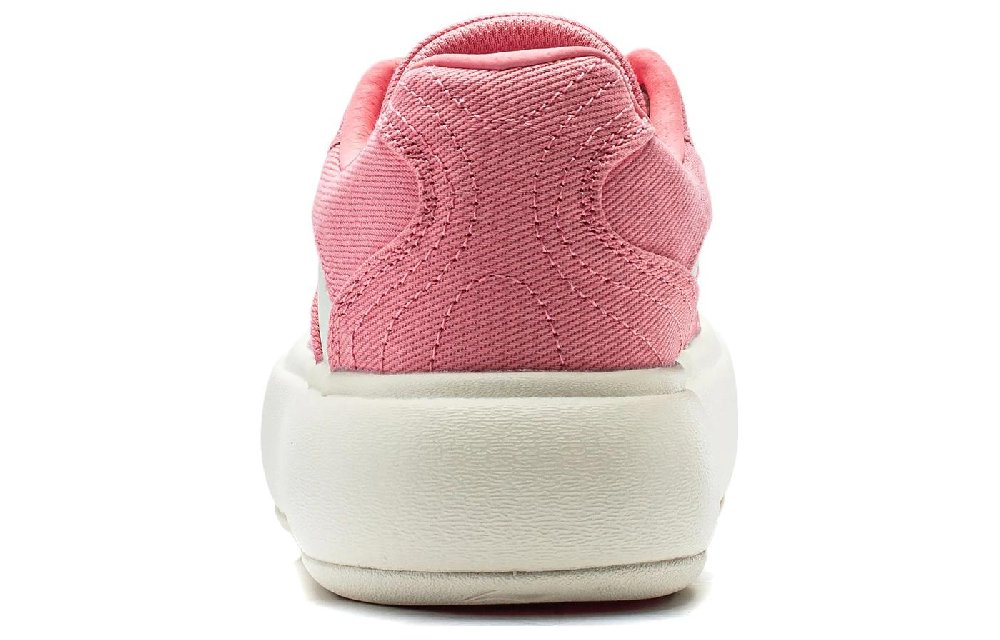 LiNing Puff Platform Anti-Slip Wear-Resistant Low-Top Casual Shoes Women's Pink White