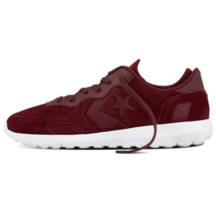 Converse Anti-Slip Wear-Resistant Low-Top Casual Shoes Men's Deep Red