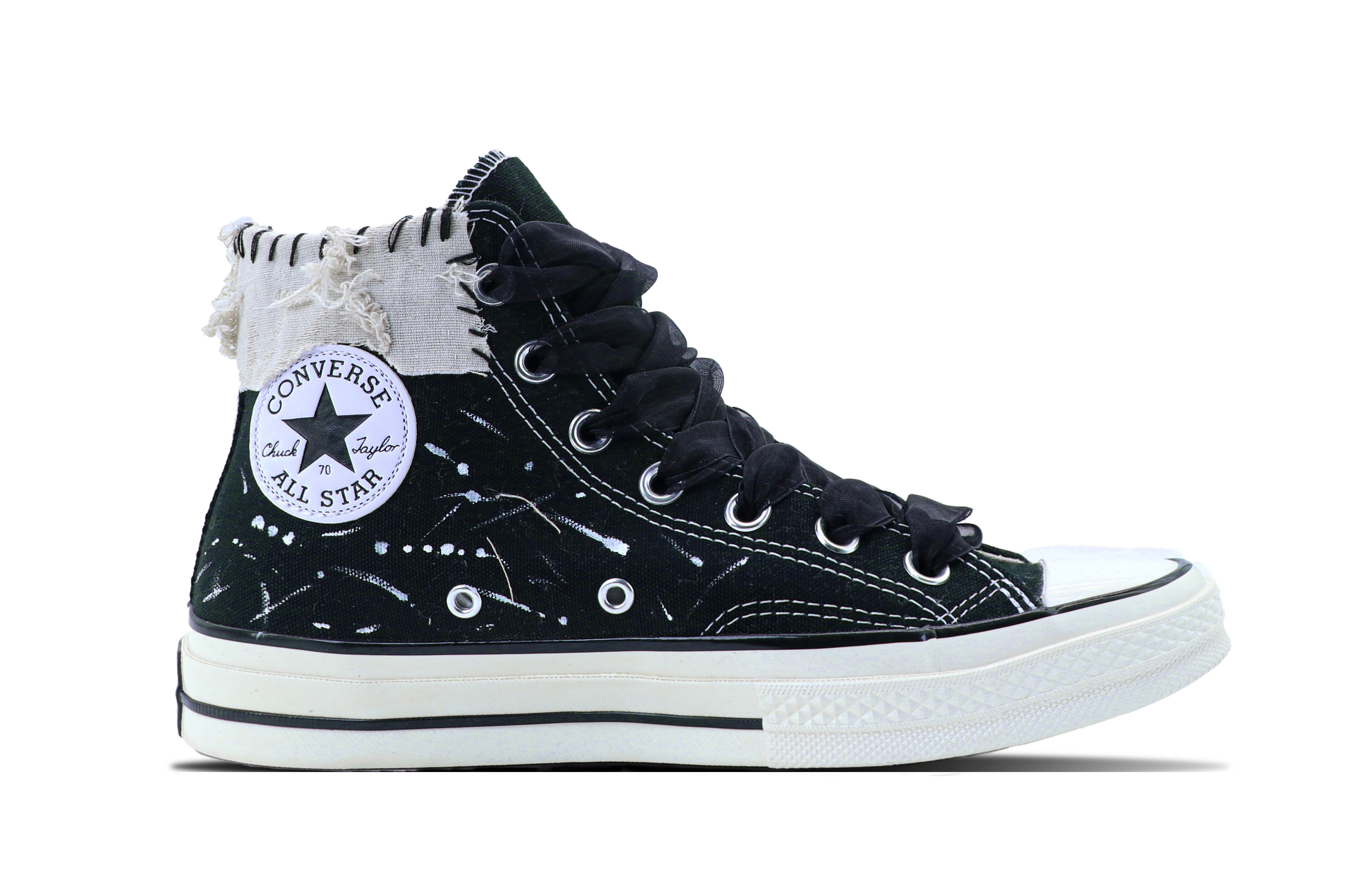 Converse 1970s Anti-Slip Wear-Resistant High-Top Canvas Shoes Unisex Black